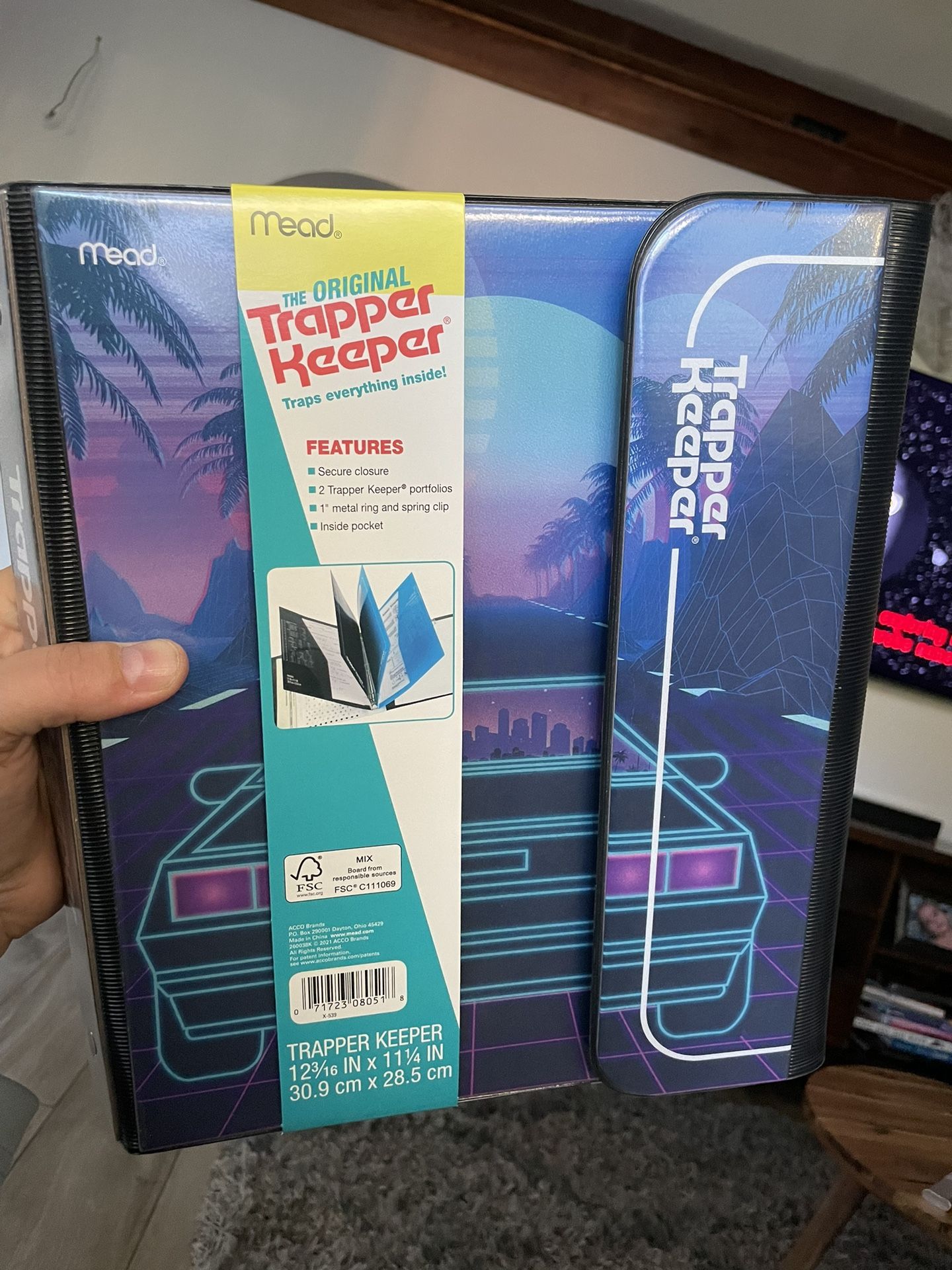 Vintage Retro 80s Style Trapper Keeper