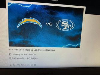 49ers vs Chargers