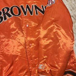 Retro Cleveland Brown Starter Jacket XL