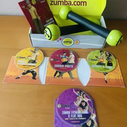 Zumba Fitness Join the Party Total Body Transformation Kit-DVDs & Toning Sticks