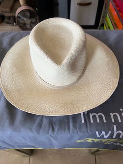 Wide Brim Woven Straw Panama Hat