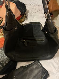 Black Leather Coach Bag