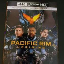 4K Blu Ray - Pacific Rim Uprising