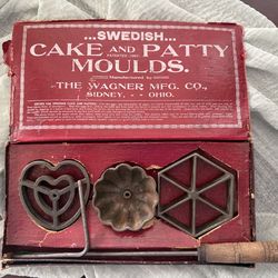 Vintage Swedish Cake & Patty Moulds