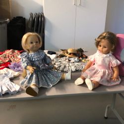 One 18” Zaph Doll and  One 18” Gotz Doll