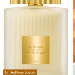 ⭐ 2025 $125 TOM FORD'S NEWEST Eau De Solien Blanc EDT 3.4oz*Pickup Alief *