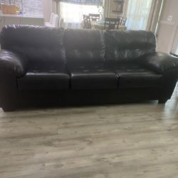 Leather couch