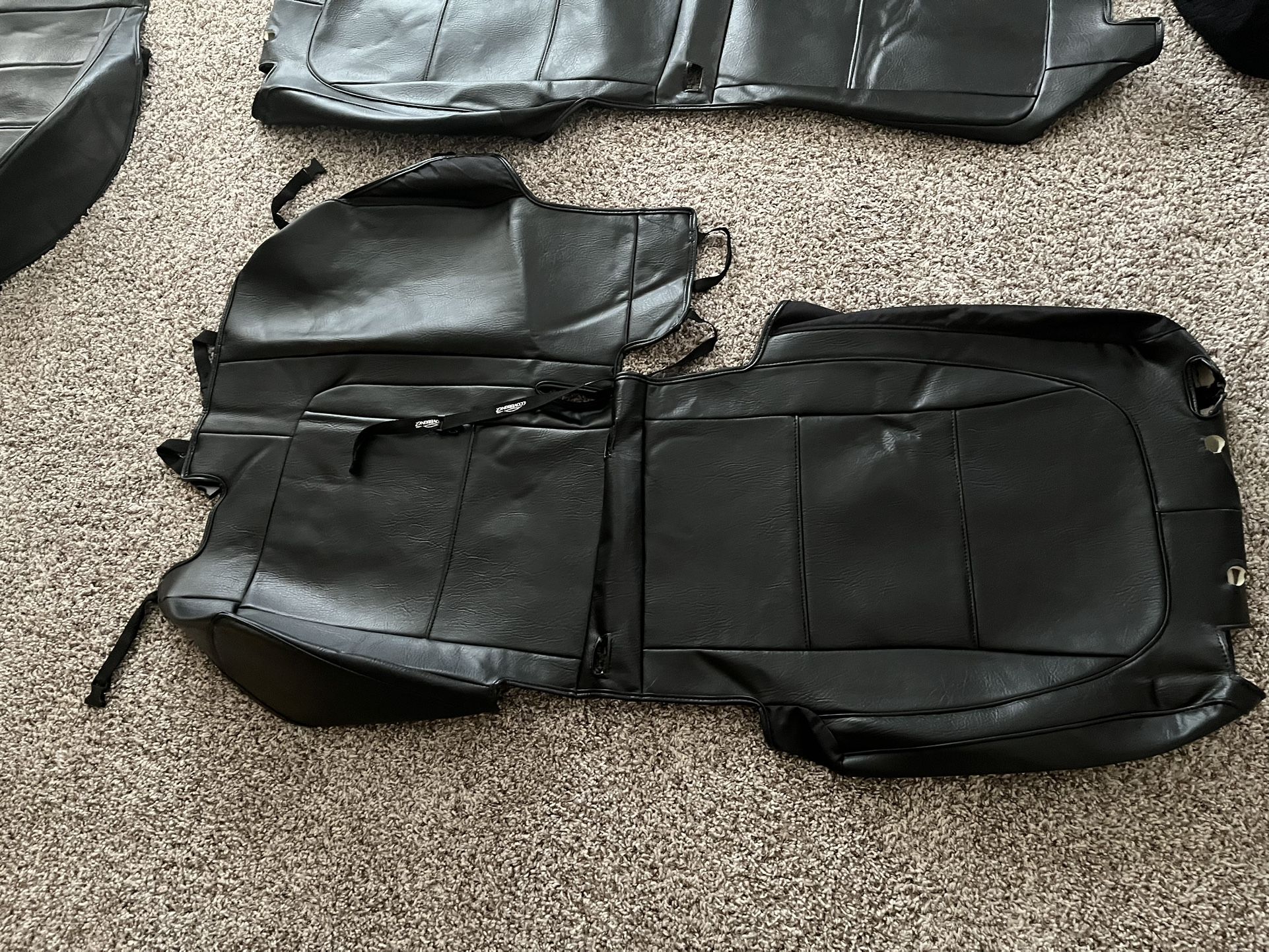 Mustang real premium leather car seats