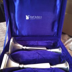 Sabbath candle stick holder set