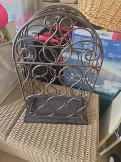Decorative Metal Wine Rack