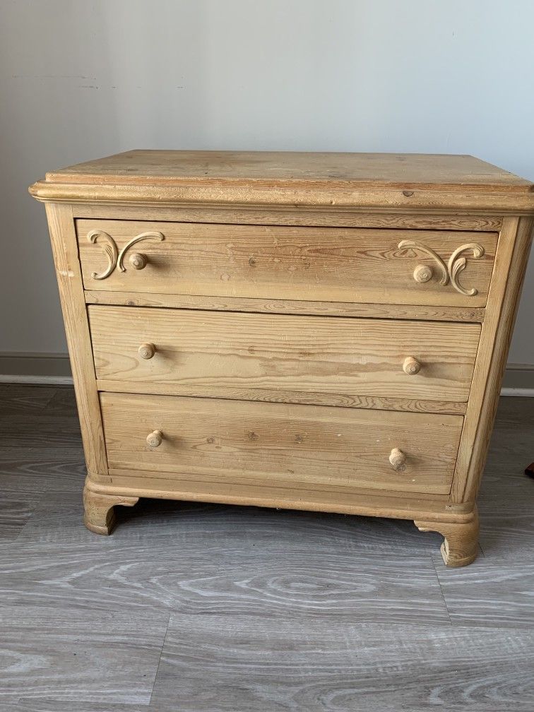 Light Oak Swedish Nightstand