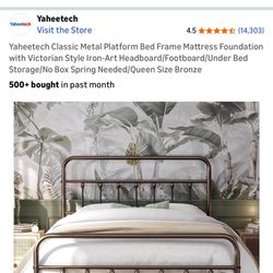 Queen Bed Frame. New. Never Opened