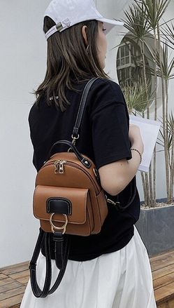 Spring New Backpack Retro British Style Mini Backpack