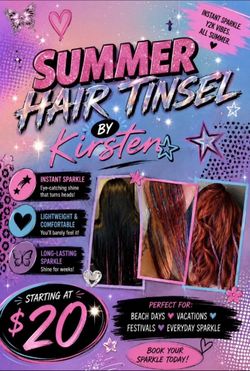 ✨ hair tinsel ✨