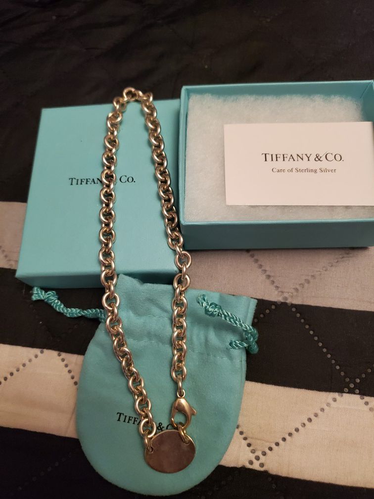 Tiffany Tag Choker necklace