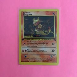 1st Edition Magmar 39/62 Pokemon Card from Fossil 
