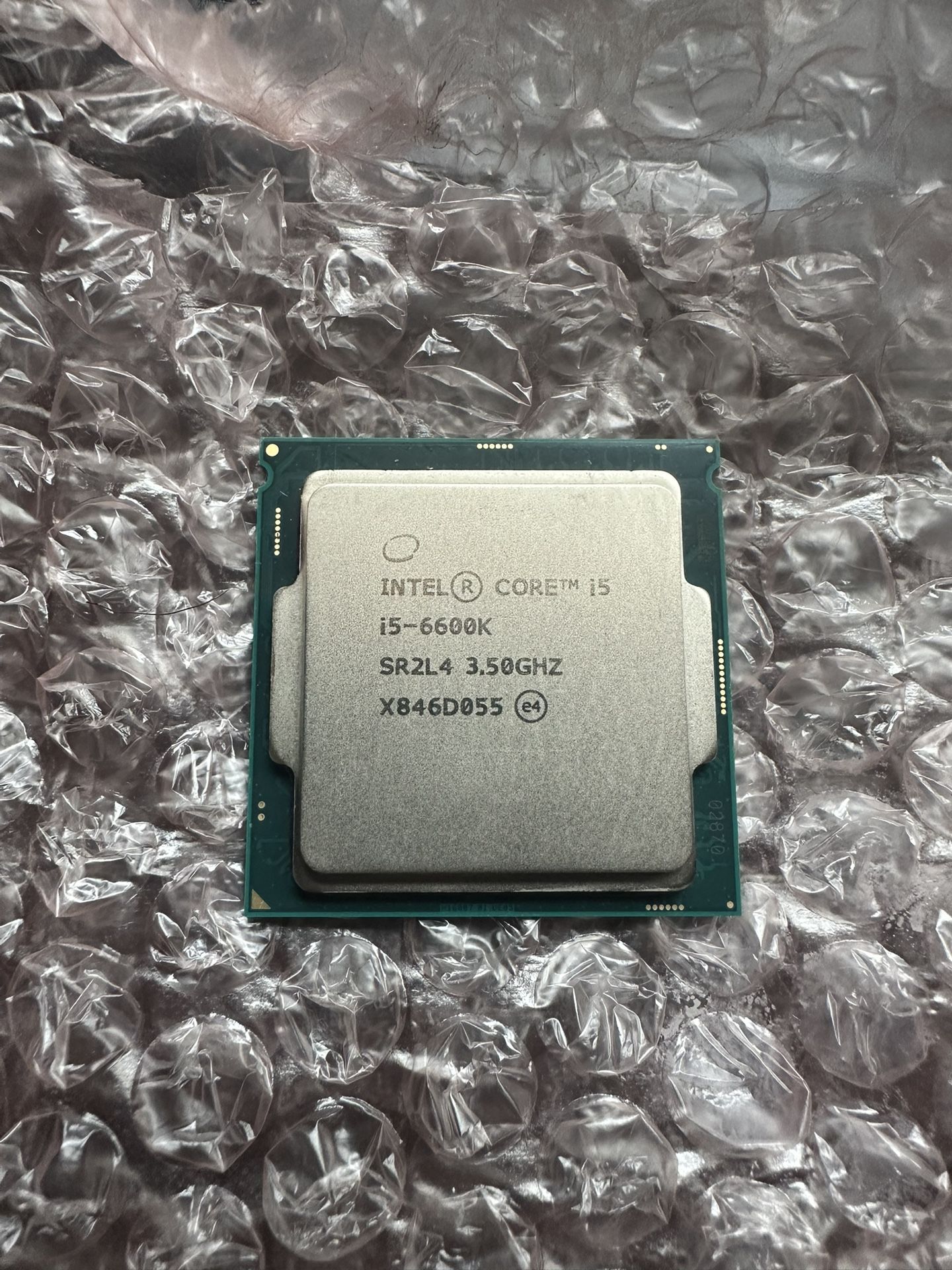 Intel i5-6600K 3.50GHZ / Come with original CPU cooler