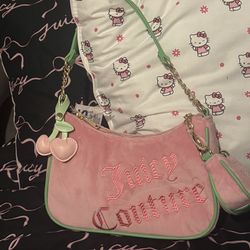 Juicy couture watermelon shoulder bag