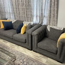 2 Sofa And One Chair