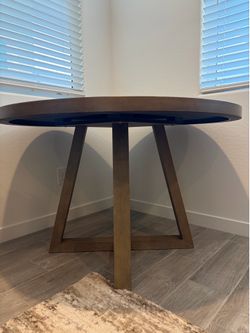 Circular Wooden Table