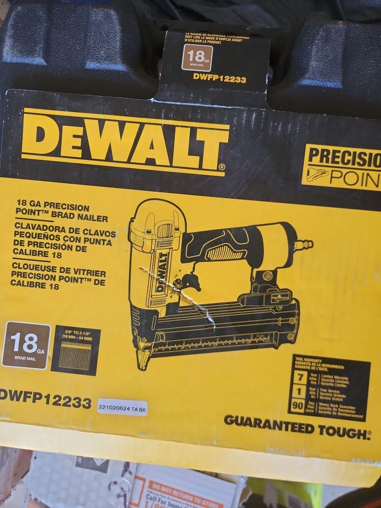 Dewalt 18 Gauge Nail Gun