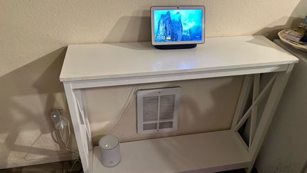White x hallway table