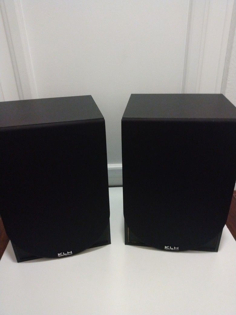Vintage KLH Home Audio Bookshelf Speakers