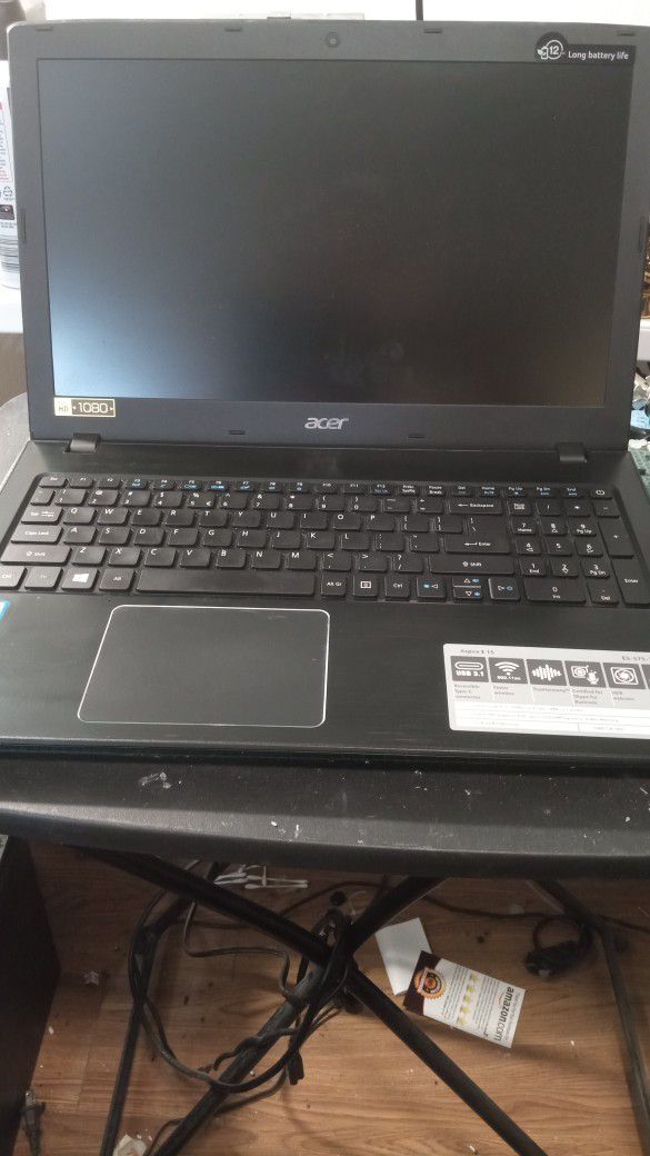 Acer E-15 Laptop.
