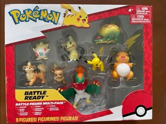 Pokemon Battle Figure 8 Pack Features 2-Inch Pikachu, Eevee, Appletun Mimikyu $30