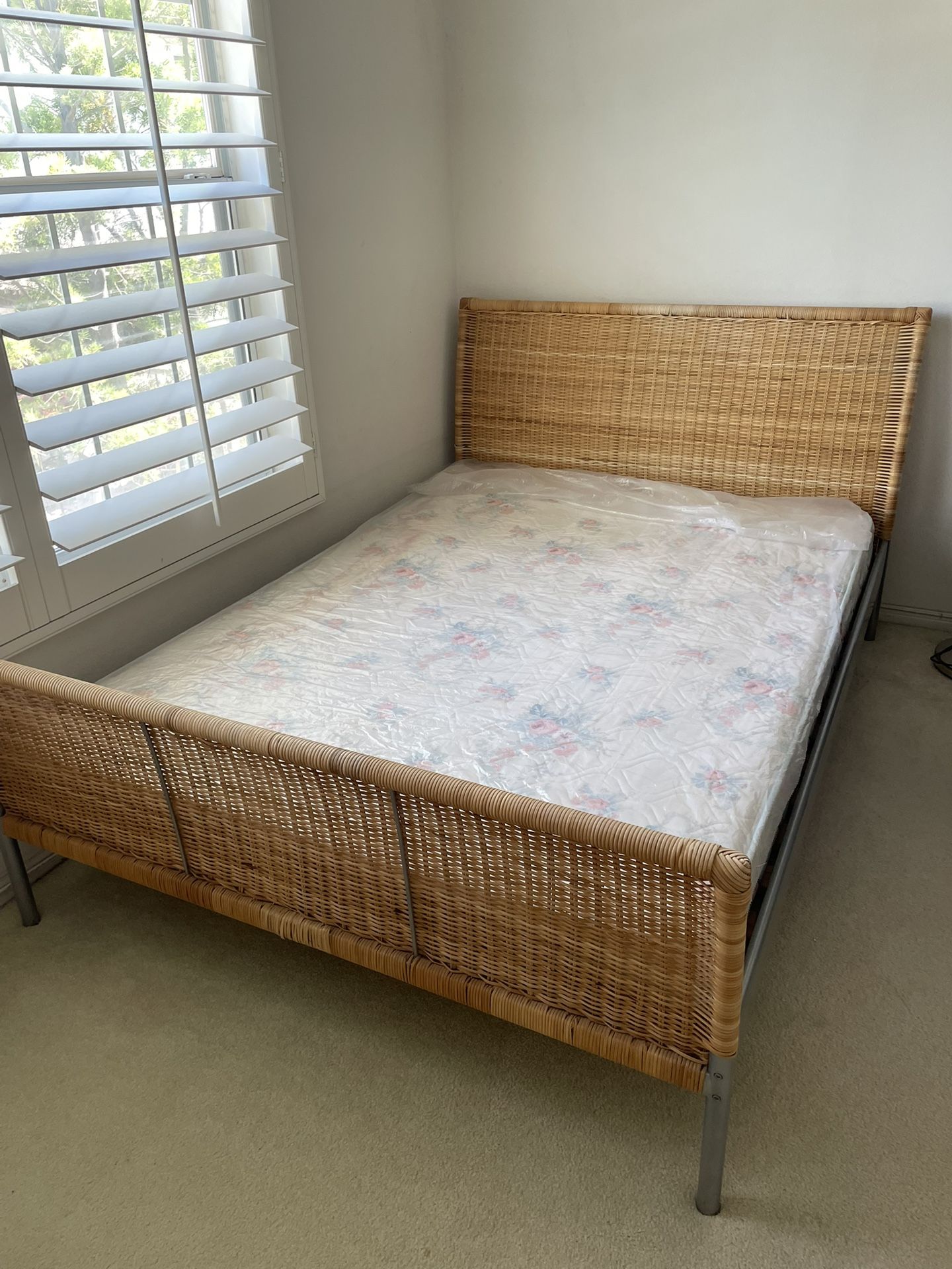 Full Size Bed frame With Mattress