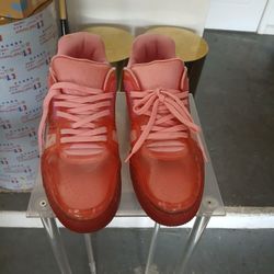 Louis Vuitton Fluorescent Pink  Mens US Size 9.5