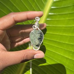 Prehnite Pendant 