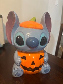Stitch Halloween cookie jar