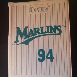 Marlins 94. Baseball Cards. Over 100 Cards 
