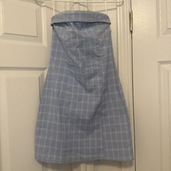 Altar’d State Blue Plaid Dress, size small. New without tags. 