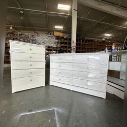 Dresser set/ Five and Eight drawers dresser