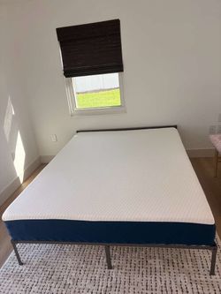 Queen mattress and bed frame