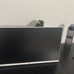 Monitor Monitr Arm Two Keabord Mous Hetphones And Mous Pad