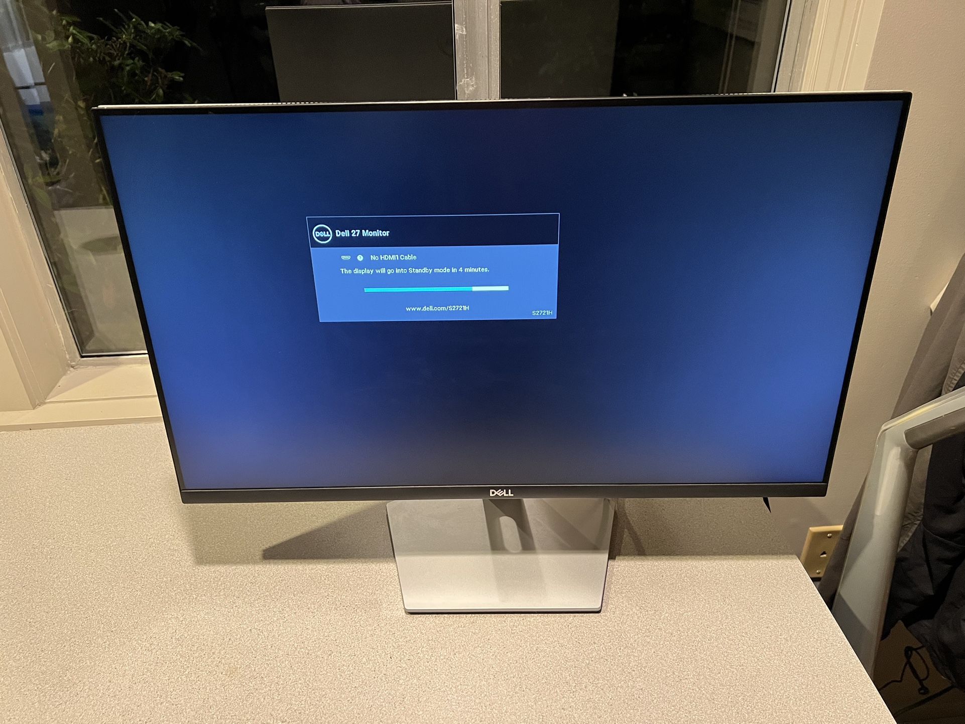 Dell 27in Monitor White Full HD