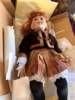 Collectible Autum by Kelly Rubert Elite porcelain doll #49 of 900