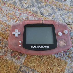 Pink GBA GameBoy Advanced