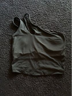 All in motion padded cropped workout top