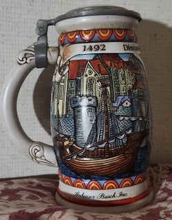 Christopher Columbus Voyage Beer Stein