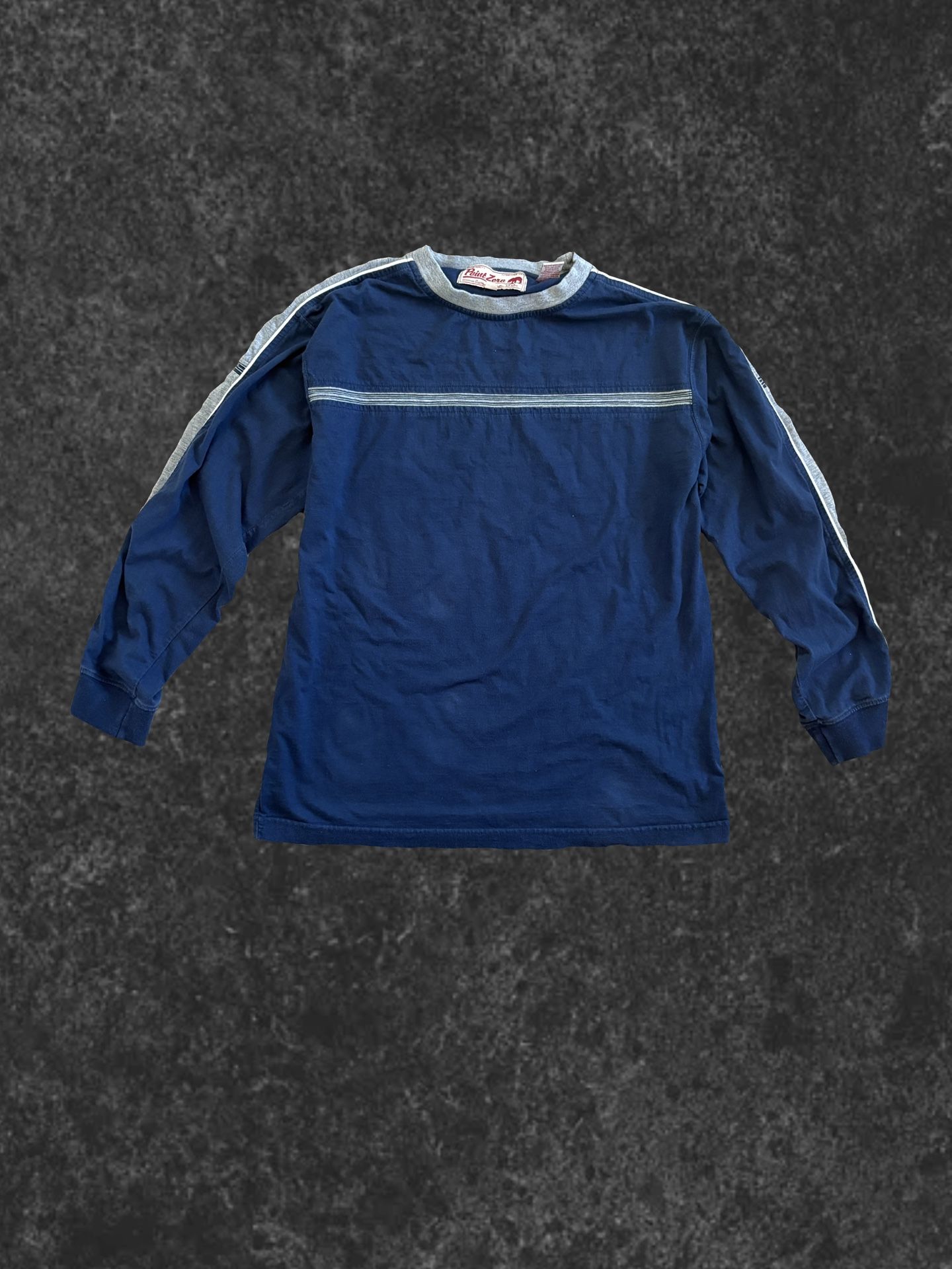 90s VINTAGE POINT ZERO LONG SLEEVE STRIPED SHIRT 🥶❄️