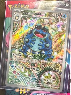 Seismitoad Black Bolt IR - Near Mint - Potential PSA 10