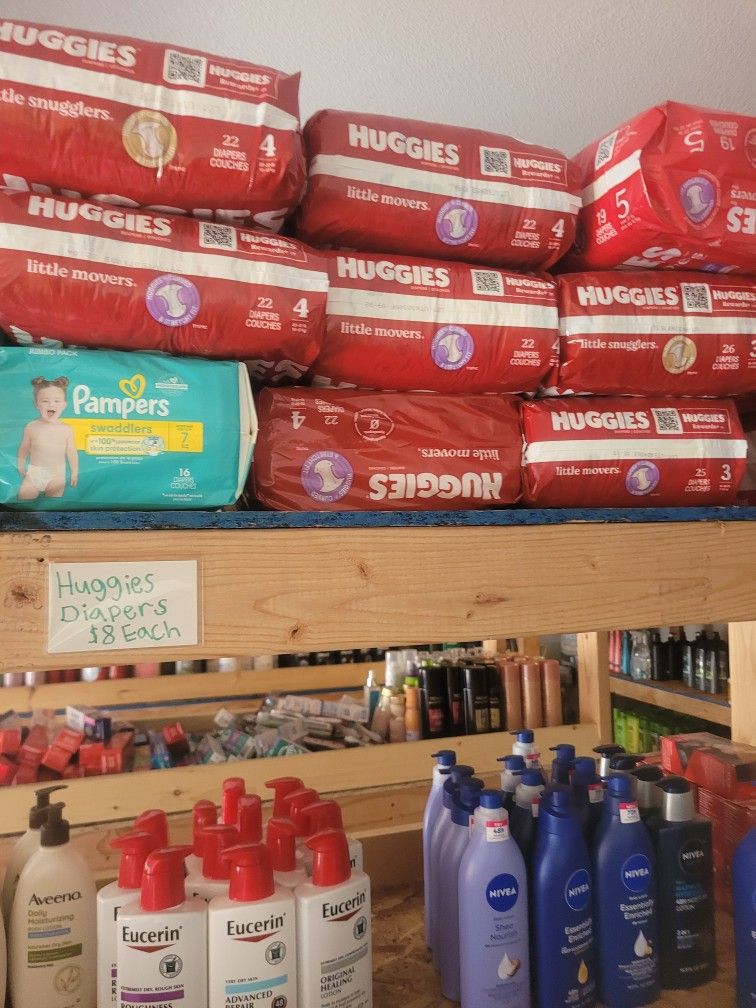Huggins And Pampers Diapers ($8) Each