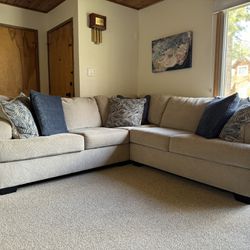 Sectional Couch, Enola Sepia
