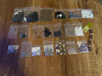 Mixed Bead and Jewelry Supply Lot - Multi Color
