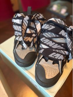 Lanvin Black/Grey/White