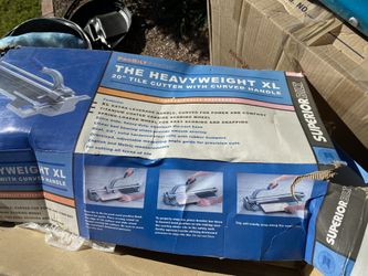 Probilt series the heavyweight xl 20” tile cutter with curve handle